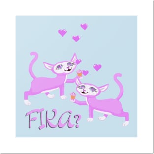 Love cats Posters and Art